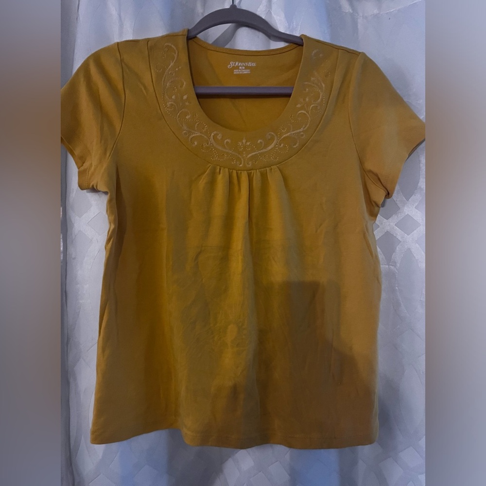 St Johns Bay Women's Short Sleeve Top Size M
